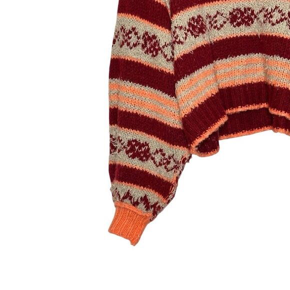 Free People Check Me Out Cropped Turtleneck Sweater | L - Picture 5 of 10